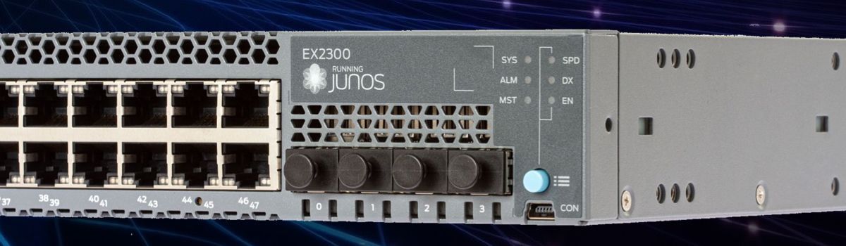 Обзор коммутатора Juniper EX2300-48T