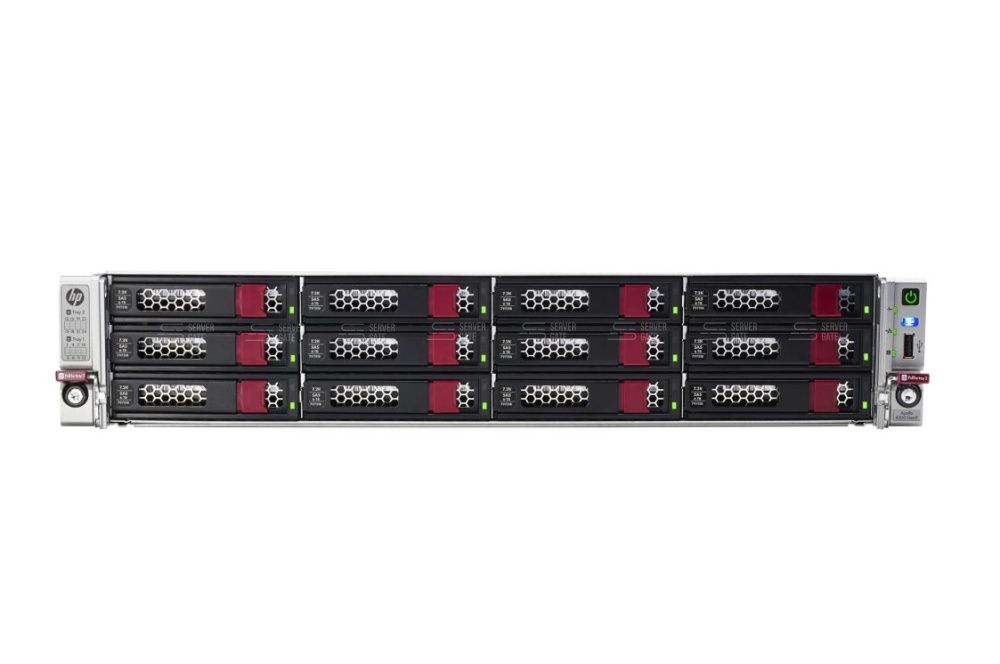 Изображение HPE Apollo 4200 Gen9 28LFF 2U, Intel Xeon E5-2600v3 / Intel Xeon E5-2600v4 до x2, 16 слотов  DIMM до  Gb | до 28 HDD/SSD 3.5 общим объёмом до 392000 ГБ. Блок питания x