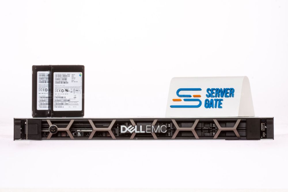 Изображение DELL PowerEdge R340 8SFF 1U,  Intel Xeon E Processor до x1, 4 слотов  DIMM до  Gb | до 8 HDD/SSD 2.5 общим объёмом до 20000 ГБ. Блок питания x