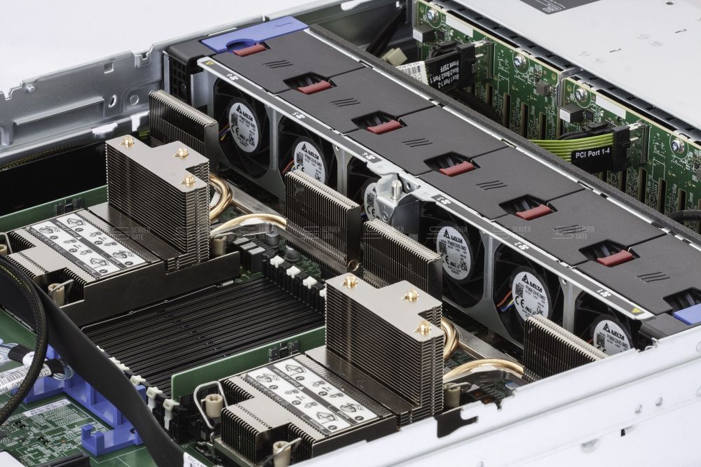 Изображение Новый HPE DL380 Gen11 24SFF 2U, Intel Xeon Scalable Gen4 / Gen5 до x2, 32 слотов  DIMM до  Gb | до 24 HDD/SSD 2.5 общим объёмом до 184320 ГБ. Блок питания x