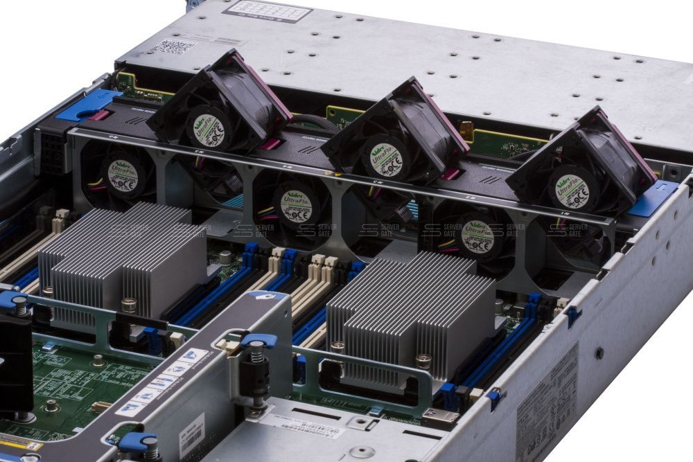 Изображение HPE DL380 Gen10 12LFF 2U, Intel Xeon Scalable до x2, 24 слотов  DIMM до  Gb | до 12 HDD/SSD 3.5 общим объёмом до 240000 ГБ. Блок питания x