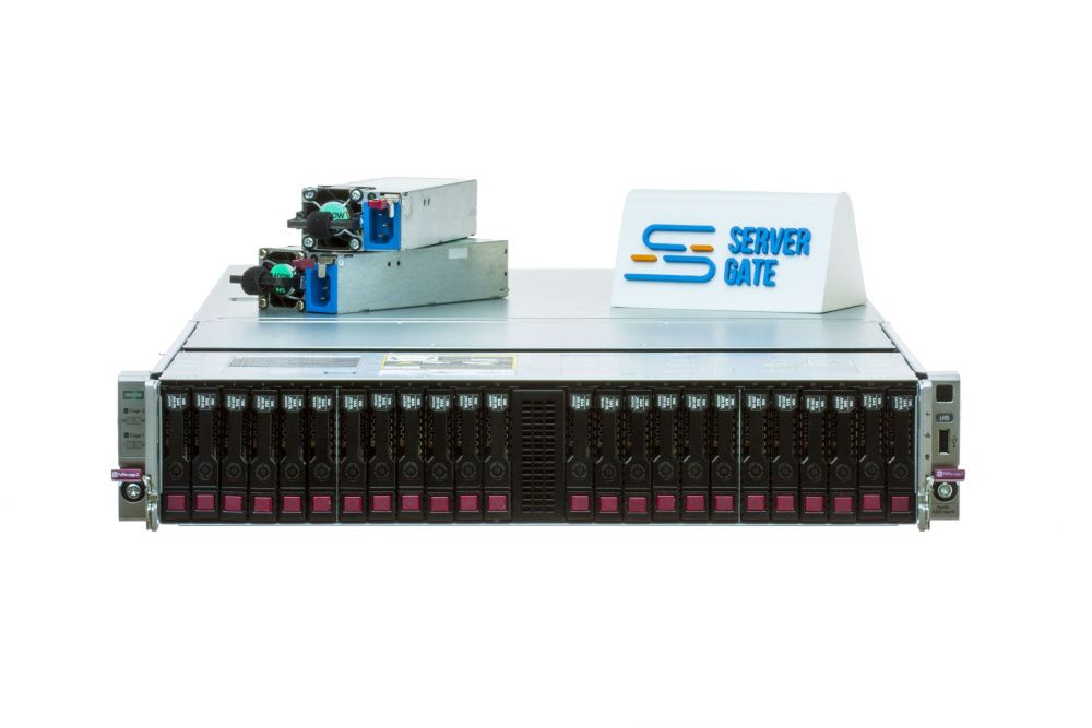 Изображение HPE Apollo 4200 Gen9 54SFF 2U, Intel Xeon E5-2600v3 / Intel Xeon E5-2600v4 до x2, 16 слотов  DIMM до  Gb | до 54 HDD/SSD 2.5 общим объёмом до 392000 ГБ. Блок питания x