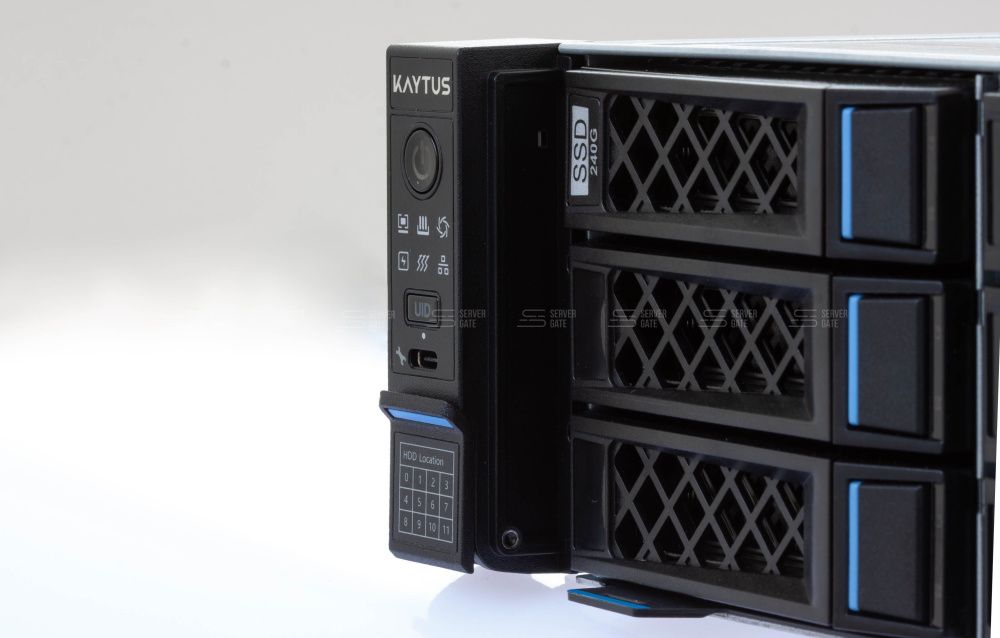 Изображение Новый сервер Kaytus KR2280-X2 12LFF 2U, Intel Xeon Scalable Gen4 / Gen5 до x2, 32 слотов  DIMM до  Gb | до 12 HDD/SSD 3.5 общим объёмом до 216000 ГБ. Блок питания x