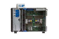Изображение HPE ML350 Gen10 8SFF Tower, Intel Xeon Scalable до x2, 24 слотов  DIMM до  Gb | до 8 HDD/SSD 2.5 общим объёмом до 32000 ГБ. Блок питания x