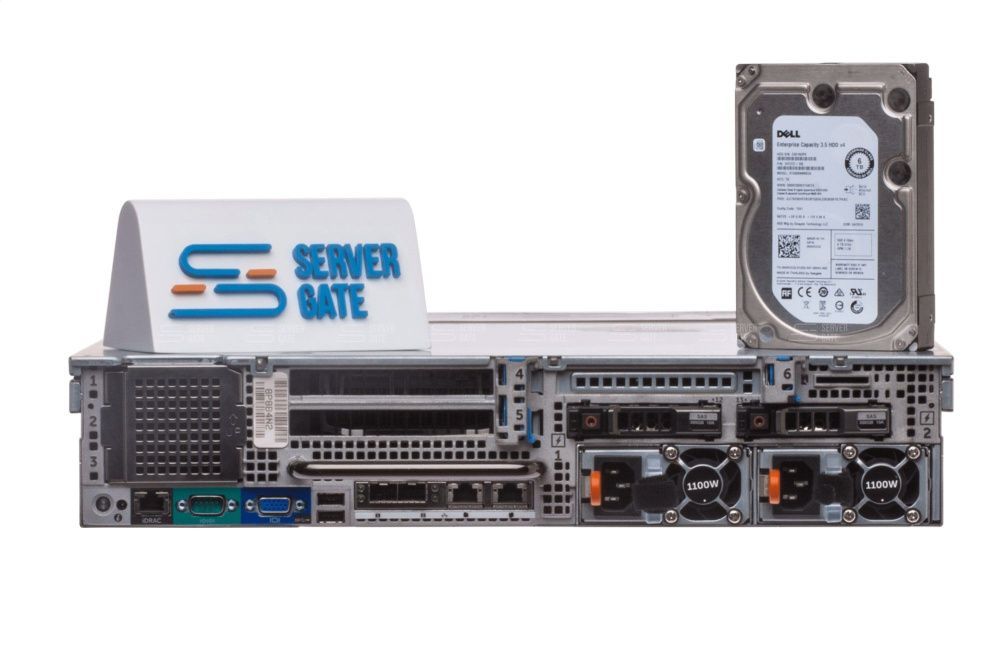 Изображение DELL R730xd 12LFF 2U, Intel Xeon E5-2600v3 / Intel Xeon E5-2600v4 до x2, 24 слотов  DIMM до  Gb | до 14 HDD/SSD 3.5 общим объёмом до 240000 ГБ. Блок питания x