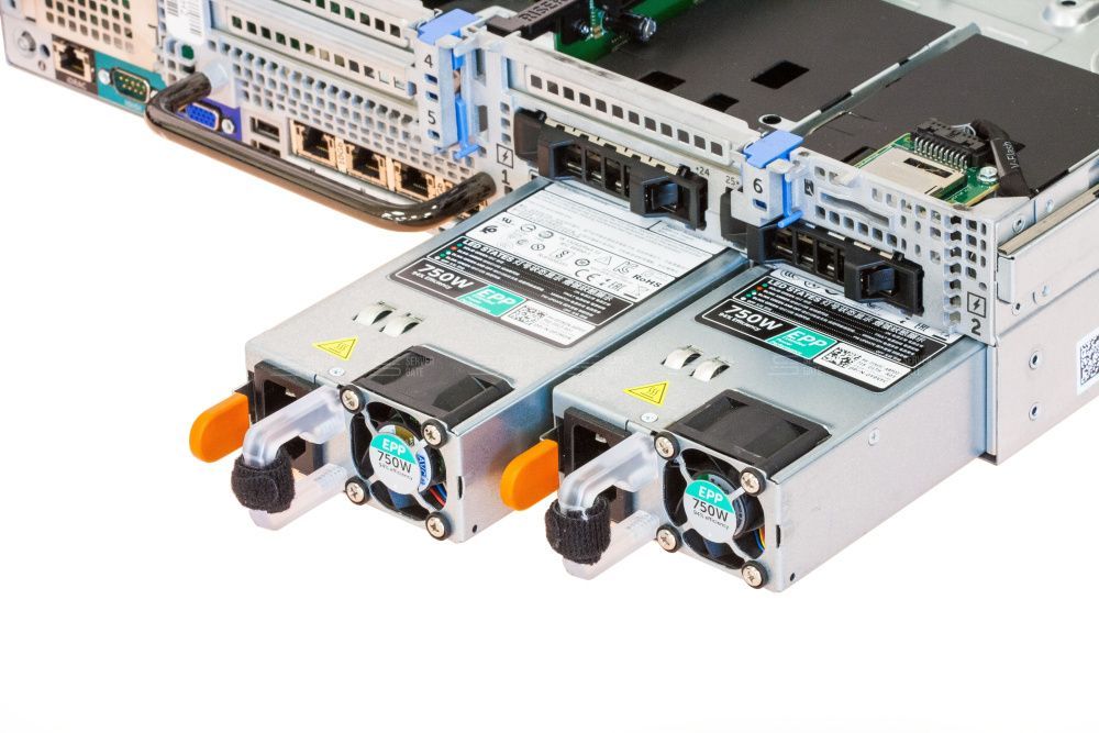 Изображение DELL R730xd 24SFF 2U, Intel Xeon E5-2600v3 / Intel Xeon E5-2600v4 до x2, 24 слотов  DIMM до  Gb | до 26 HDD/SSD 2.5 общим объёмом до 168000 ГБ. Блок питания x
