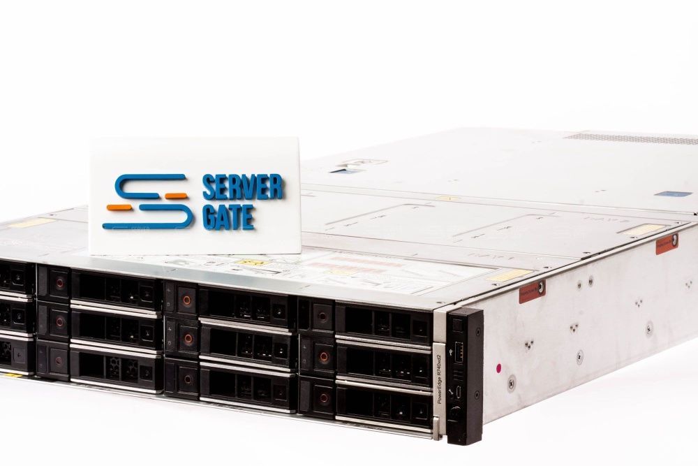 Изображение DELL R740xd2 24LFF 2U, Intel Xeon Scalable до x2, 16 слотов  DIMM до  Gb | до 24 HDD/SSD 3.5 общим объёмом до 336000 ГБ. Блок питания x