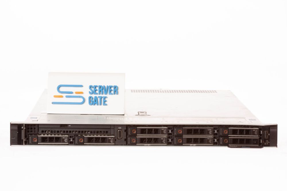 Изображение DELL PowerEdge R640 8SFF 1U, Intel Xeon Scalable до x2, 24 слотов  DIMM до  Gb | до 8 HDD/SSD 2.5 общим объёмом до  ГБ. Блок питания x