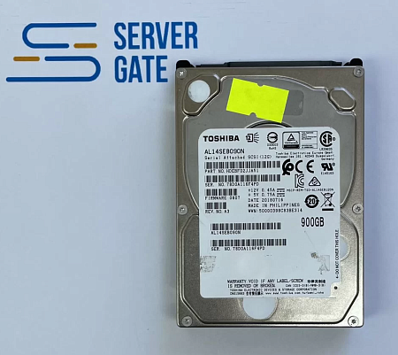 Жесткий диск HDD TOSHIBA 2.5" 900GB 10K SAS 12 Gb/s AL14SEB090N (00FC614)