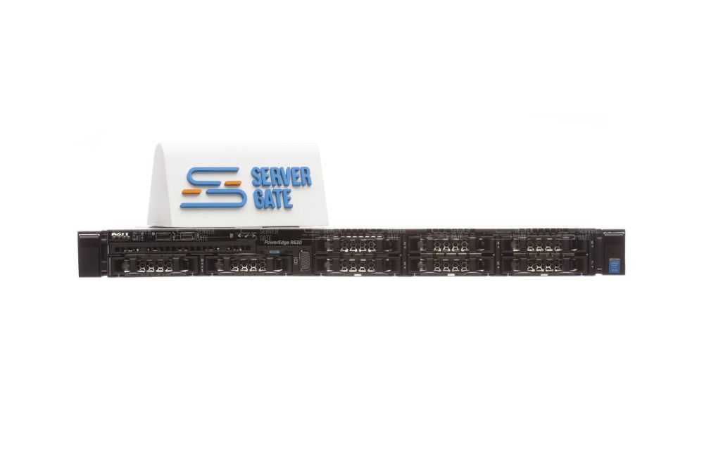 Изображение DELL R630 8SFF 1U, Intel Xeon E5-2600v3 / Intel Xeon E5-2600v4 до x2, 24 слотов  DIMM до  Gb | до 8 HDD/SSD 2.5 общим объёмом до 20000 ГБ. Блок питания x