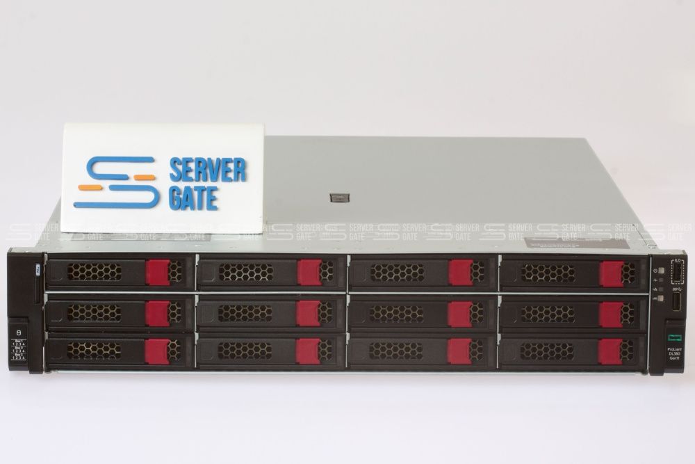 Изображение Новый HPE DL380 Gen11 12LFF 2U, Intel Xeon Scalable Gen4 / Gen5 до x2, 32 слотов  DIMM до  Gb | до 12 HDD/SSD 3.5 общим объёмом до 240000 ГБ. Блок питания x