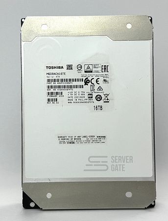 Жесткий диск HDD 16TB Toshiba 3.5" 7.2K SAS 12Gb/s