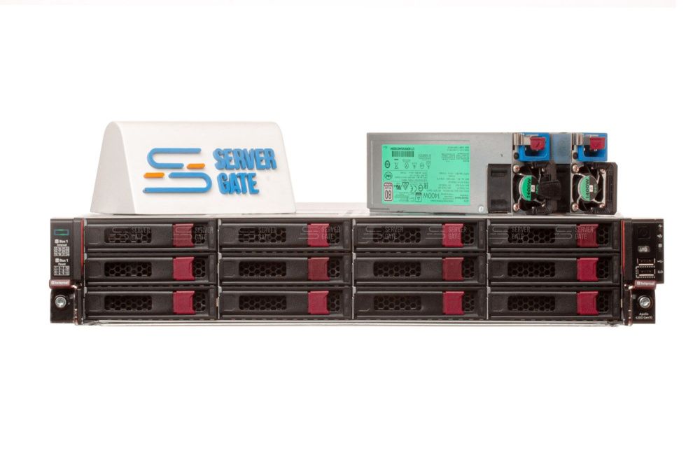 Изображение HPE Apollo 4200 Gen10 24LFF 2U, Intel Xeon Scalable до x2, 16 слотов  DIMM до  Gb | до 24 HDD/SSD 3.5 общим объёмом до 480000 ГБ. Блок питания x
