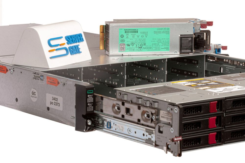 Изображение HPE Apollo 4200 Gen10 24LFF 2U, Intel Xeon Scalable до x2, 16 слотов  DIMM до  Gb | до 24 HDD/SSD 3.5 общим объёмом до 480000 ГБ. Блок питания x