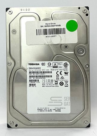 Жесткий диск HDD 6TB Toshiba 3.5" 7.2K SAS 12Gb/s 