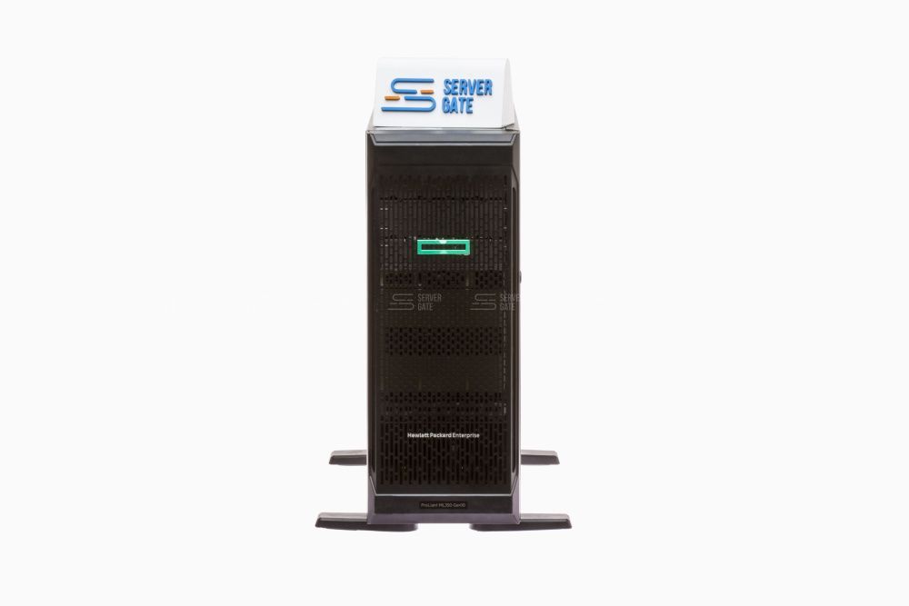 Изображение HPE ML350 Gen10 8SFF Tower, Intel Xeon Scalable до x2, 24 слотов  DIMM до  Gb | до 8 HDD/SSD 2.5 общим объёмом до 32000 ГБ. Блок питания x