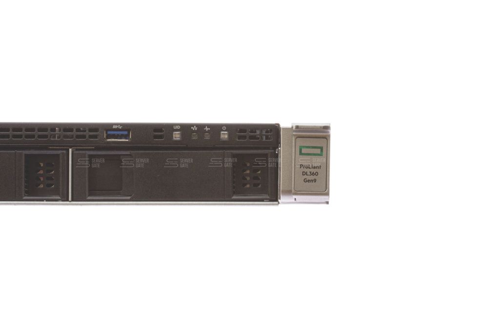 Изображение HPE DL360 Gen9 4LFF 1U, Intel Xeon E5-2600v3 / Intel Xeon E5-2600v4 до x2, 24 слотов  DIMM до  Gb | до 8 HDD/SSD 3.5 общим объёмом до 56000 ГБ. Блок питания x