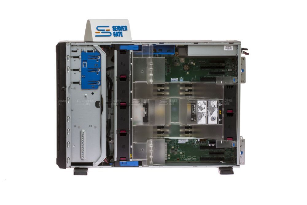 Изображение HPE ML350 Gen10 8SFF Tower, Intel Xeon Scalable до x2, 24 слотов  DIMM до  Gb | до 8 HDD/SSD 2.5 общим объёмом до 32000 ГБ. Блок питания x