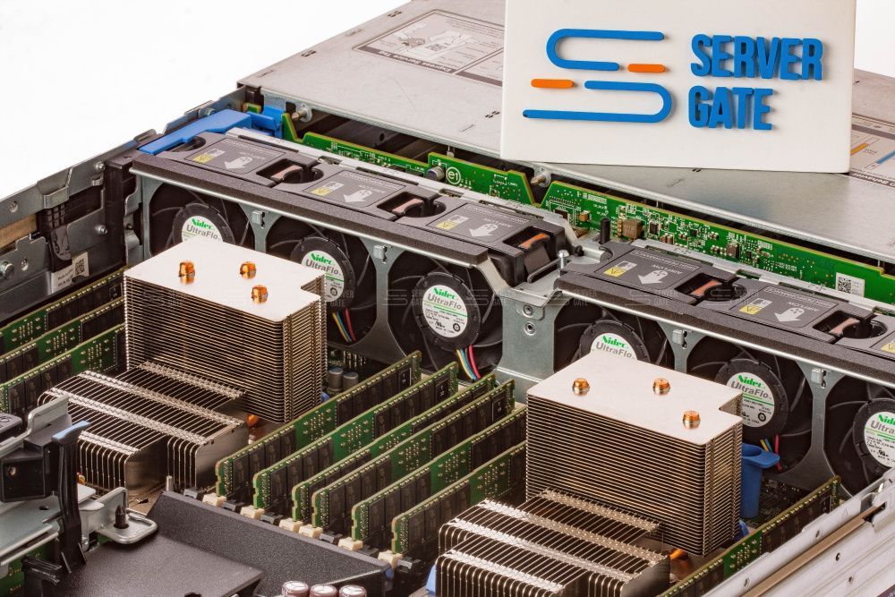 Изображение DELL R740xd 12LFF 2U, Intel Xeon Scalable до x2, 24 слотов  DIMM до  Gb | до 12 HDD/SSD 3.5 общим объёмом до 240000 ГБ. Блок питания x