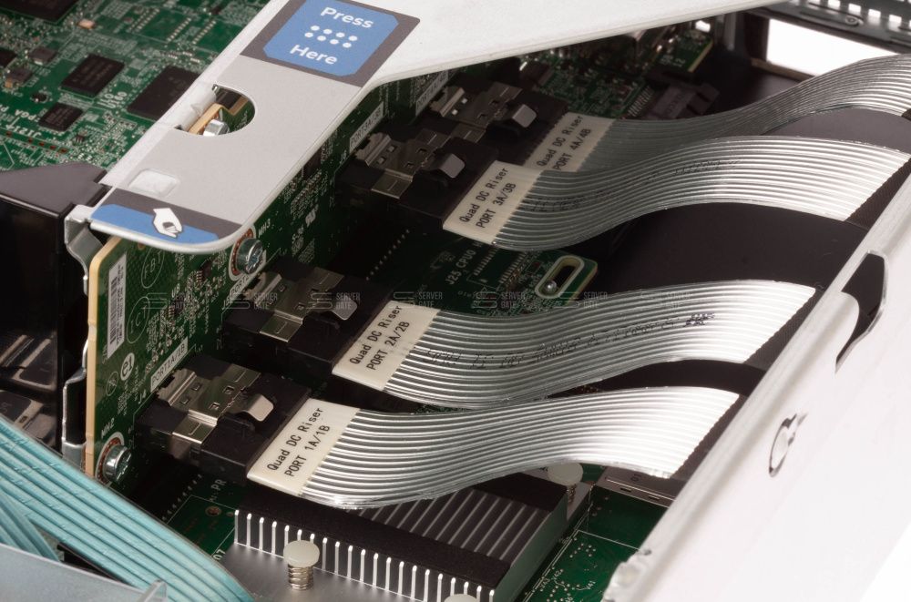 Изображение HPE DL380 Gen10 8 NVME 2U, Intel Xeon Scalable до x2, 24 слотов  DIMM до  Gb | до 16 HDD/SSD 2.5 общим объёмом до 128000 ГБ. Блок питания x
