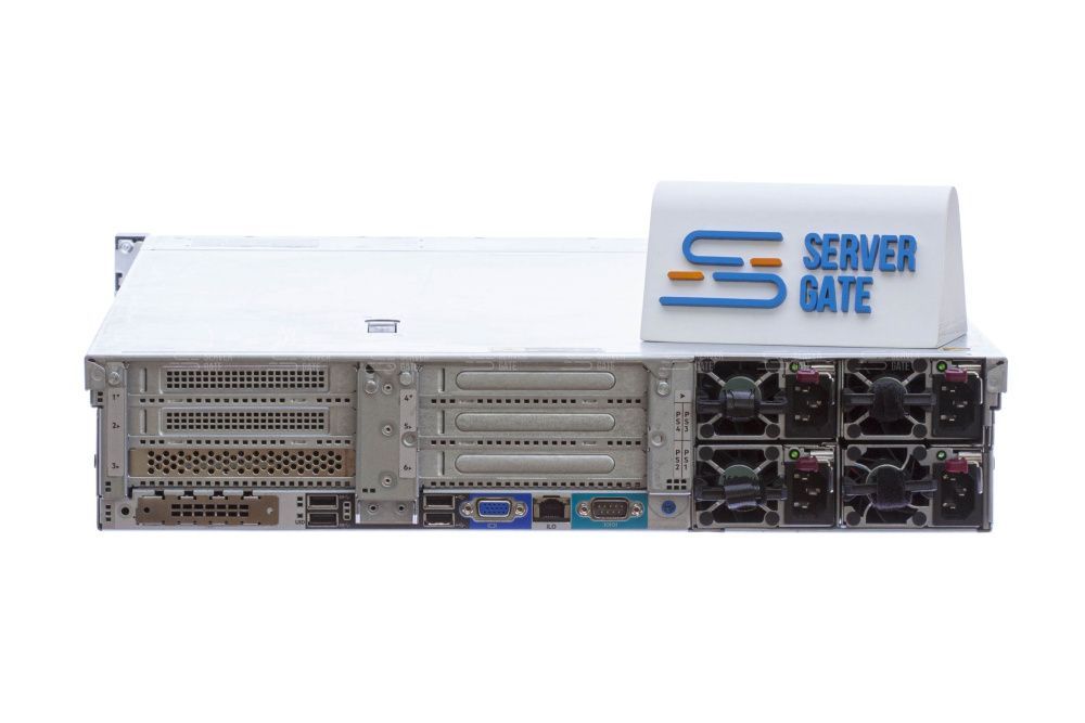 Изображение HPE DL560 Gen10 24SFF 2U, Intel Xeon Scalable до x2, 24 слотов  DIMM до  Gb | до 24 HDD/SSD 2.5 общим объёмом до 128000 ГБ. Блок питания x